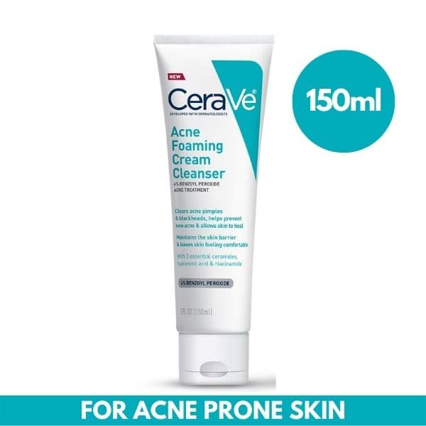 CeraVe Acne Foaming Cream Cleanser