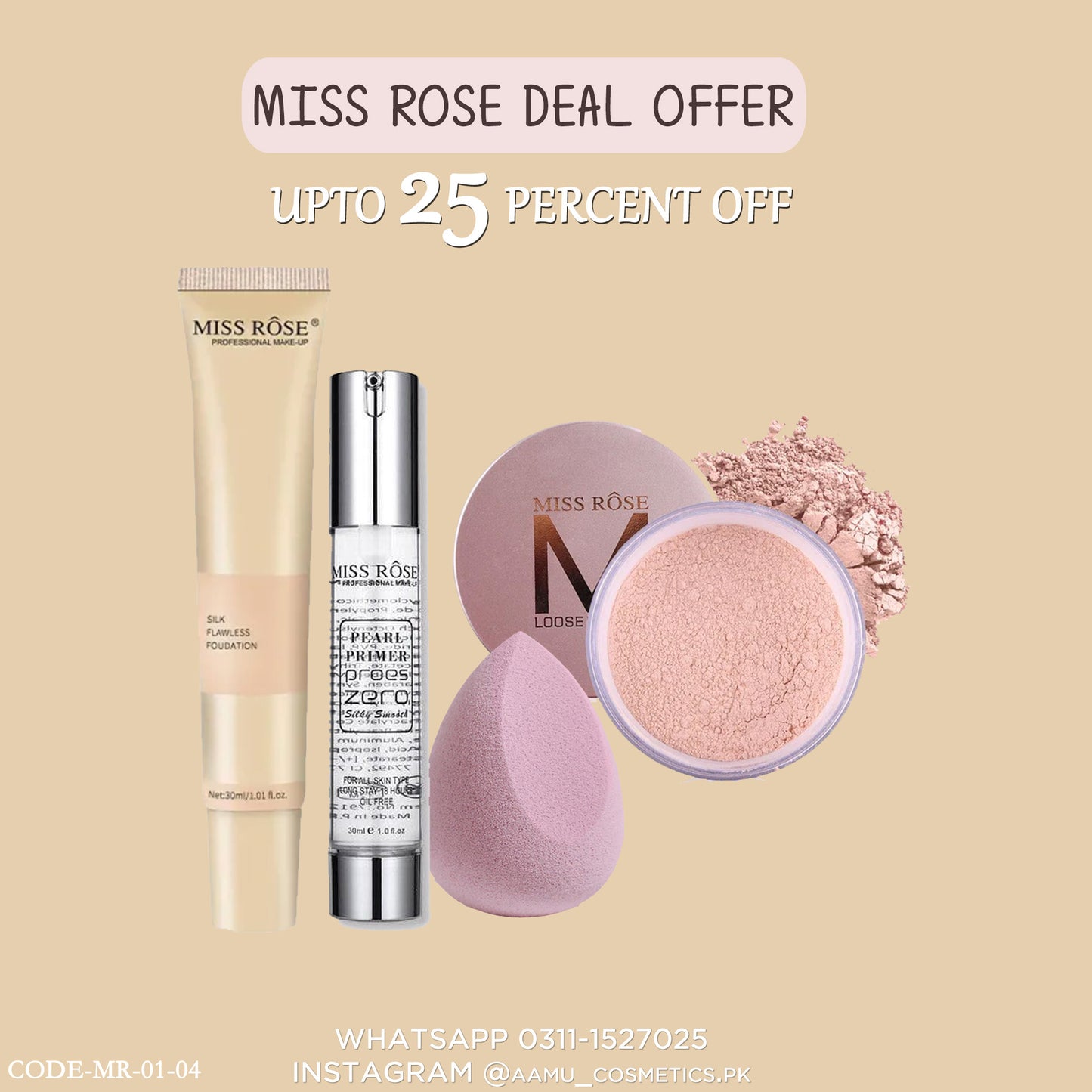 Miss Rose Deal Offer - AAMU COSMETICS